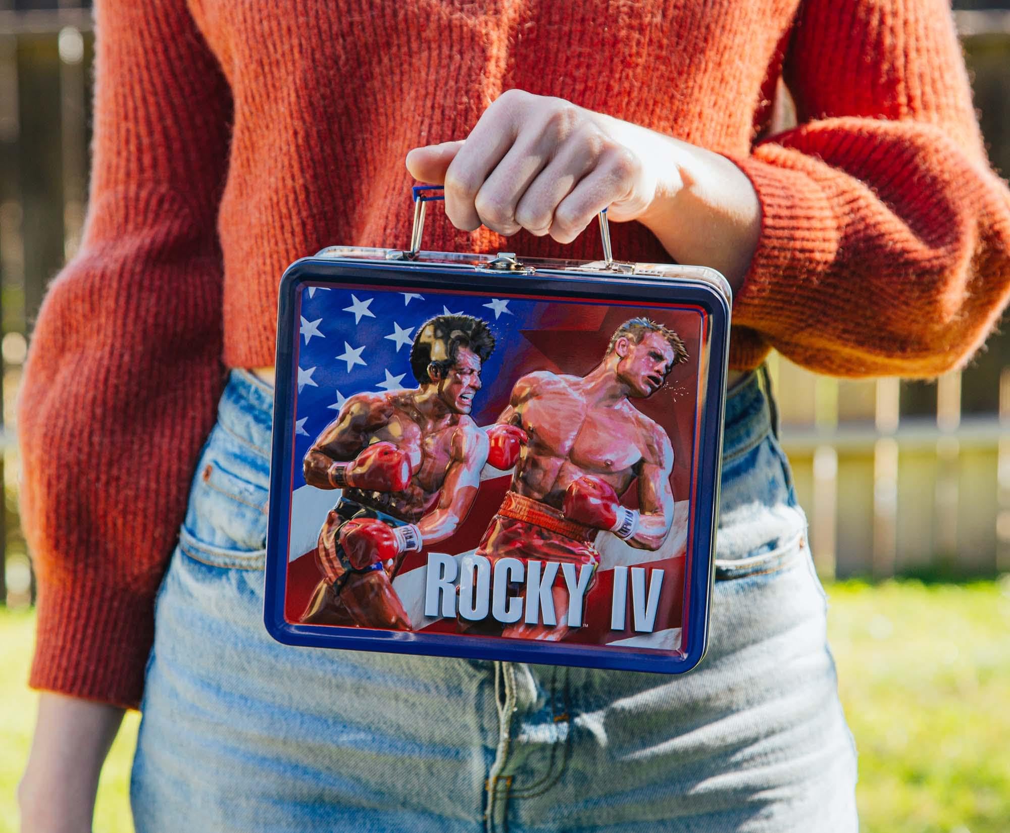 ブリキの箱 Amazon | Rocky IV レトロスタイルメタルブリキランチボックス